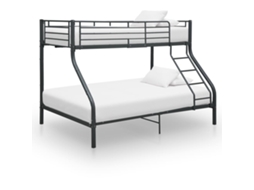 Estrutura De Beliche 140x200/90x200 Cm Metal Preto
