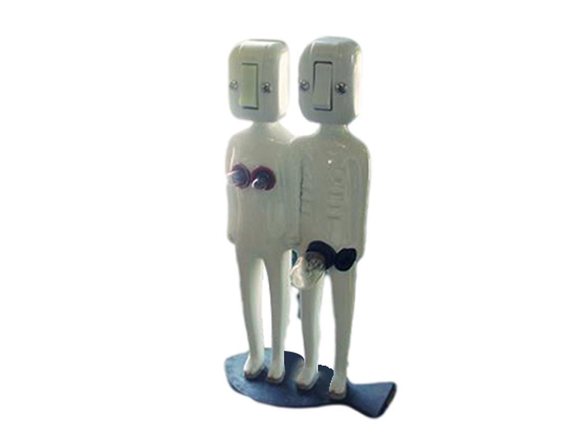Lâmpada de Mesa Usb Corpo Humano | S/MARCA