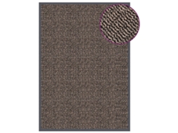 Vidaxl Tapete De Entrada Tufado 60x90 Cm Castanho-escuro