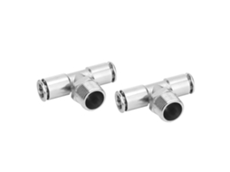 Conector Rápidoneumático 3vias Cobre 8mm Bspp 3/8