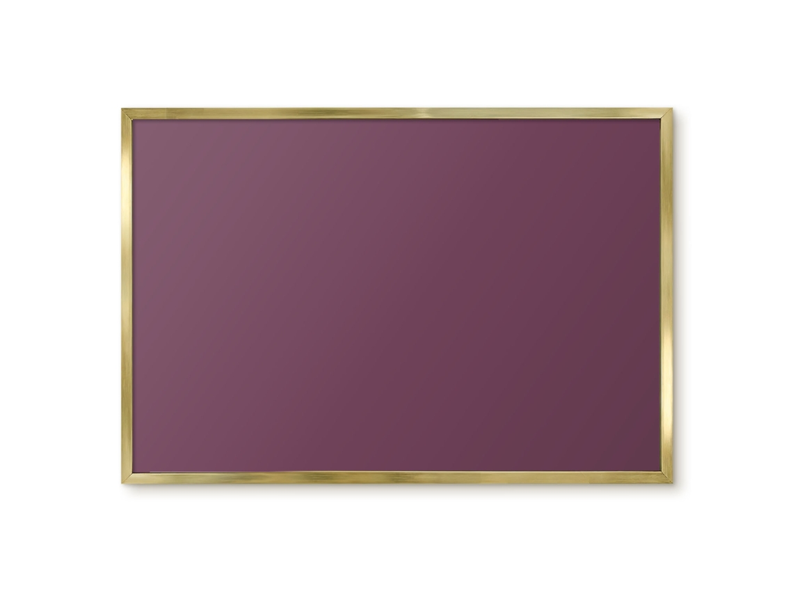 Quadro de vidro magnético violeta para hall de entrada Espelharte (60x40 cm)
