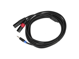 Aetheria cabo Adaptador Conversor 3.5mm Stereo Macho para 2 Xlr Macho 5m com Blindagem Dupla