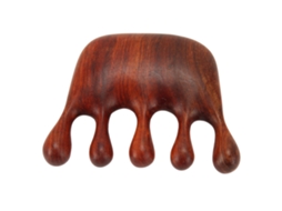 Pente De Massagem De Sândalo Rosewood Para Aliviar Estresse E Cuidado Com O Cabelo