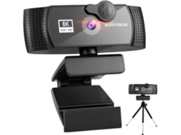 Webcam Full Hd 8k 4k 1080p com Microfone, Usb, para Laptop, Mini SFUSHOS