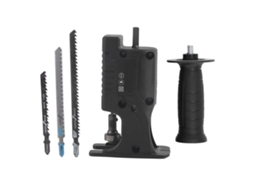 Adaptador para furadeira elétrica para serra recíproca, cabeçote de conversão para motosserra, kit de lâmina e cabo