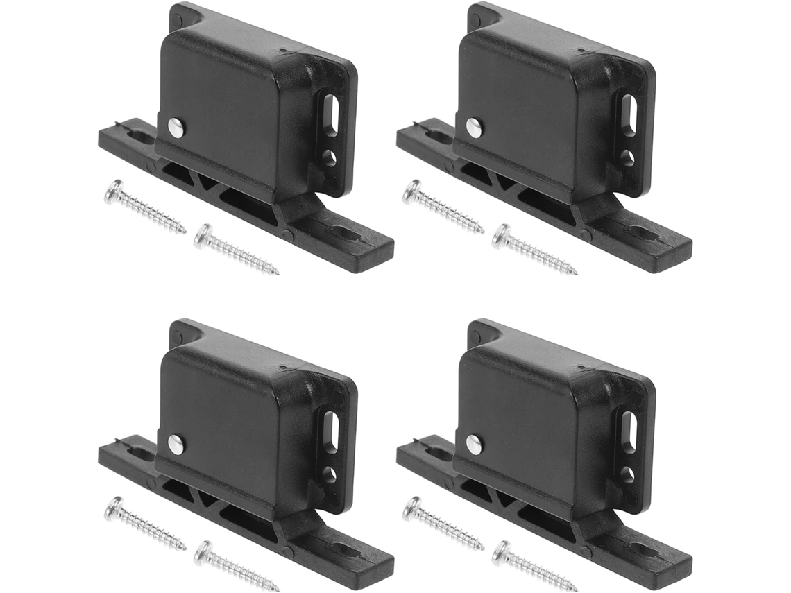 Conjunto De 4 Fechos Botão Para Gavetas Trailers E Motorhomes, Com