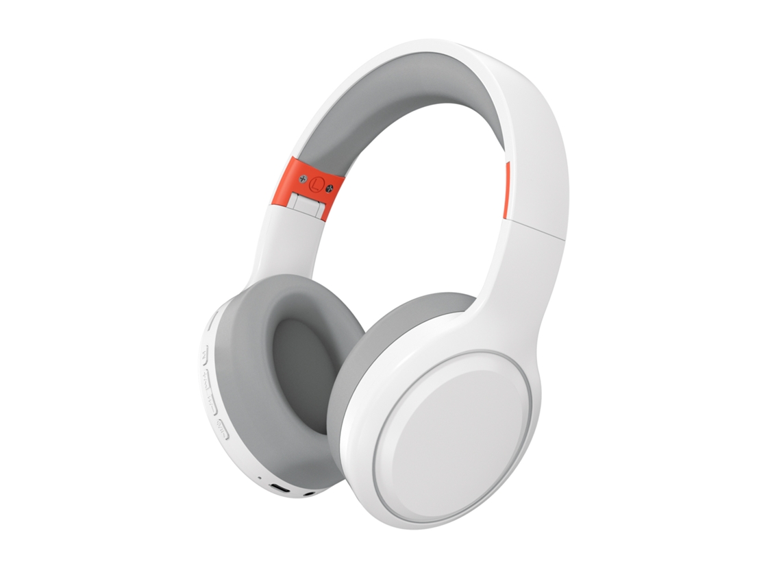 Fones De Ouvido Sem Fio Bluetooth Supra Auriculares Com Espuma Viscoelástica, Cancelamento De Ruído E Som Hi Fi Cinza Brilvibera