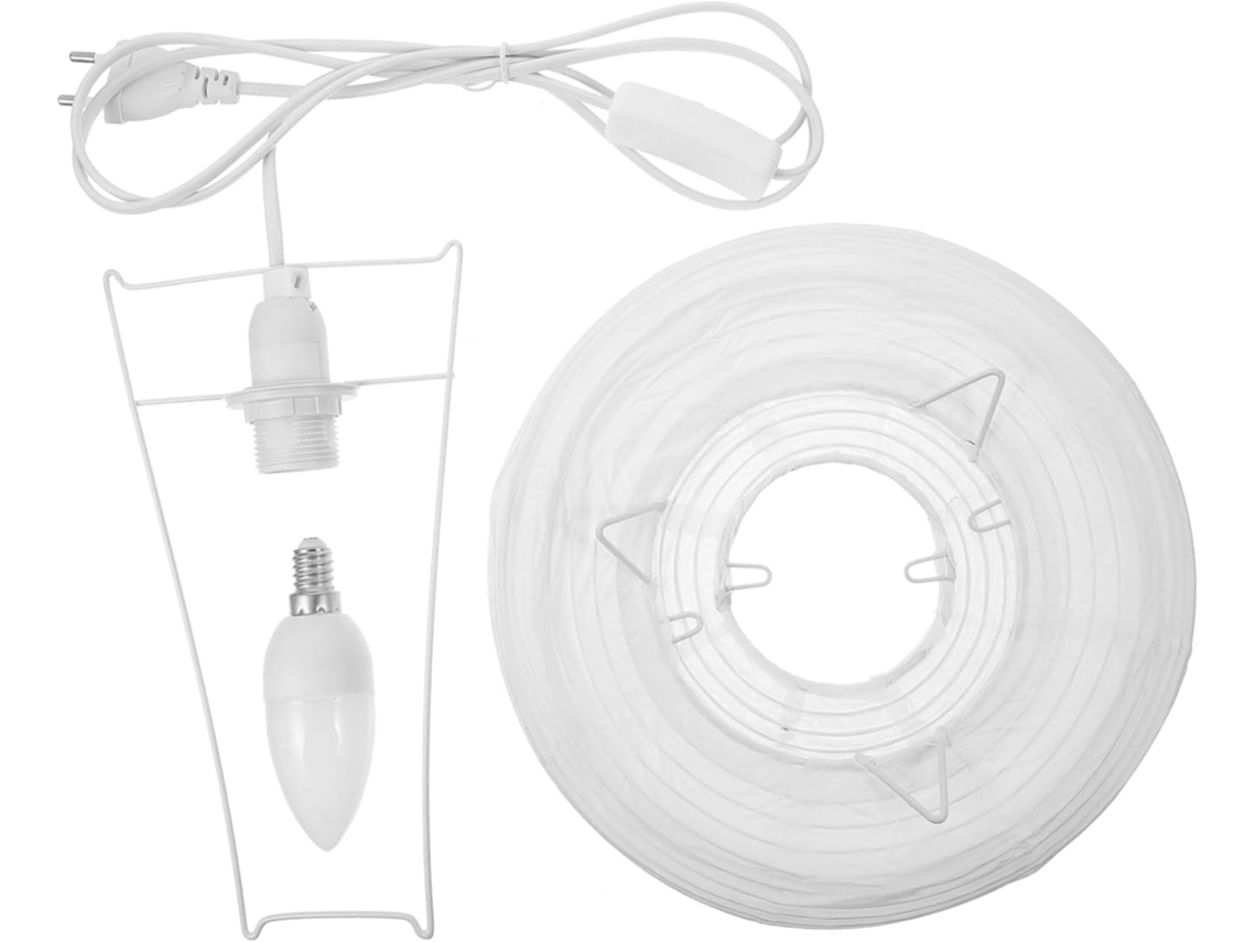Luminária de Cabeceira E14 de Papel para Quarto SFUSHOS
