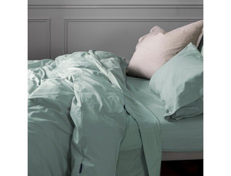 Capa de Edredão HAPPYFRIDAY Basic (155 x 220 cm - Algodão - Verde)