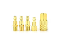 Laxiscreed Conjunto De Conectores Rápidos De Ar Pneumático Com Rosca Npt 1/4'' - 5 Peças