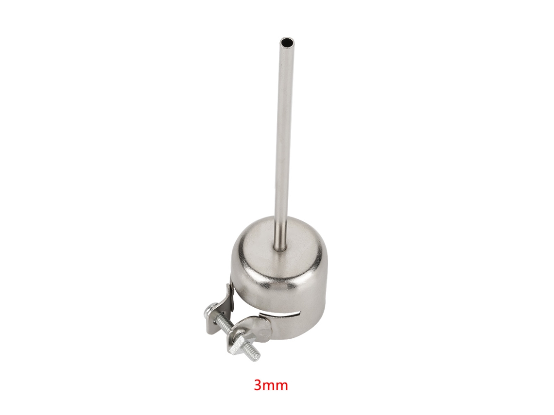 Bocal para pistola de ar quente para estação de solda de ar quente 850 - acessório para reparo (3 mm de comprimento)