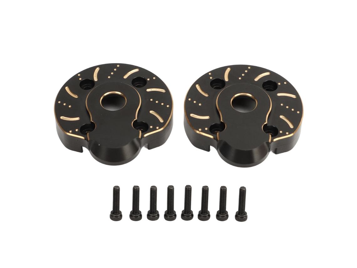 Mali 2 Peças Capa de Cobre Externa para Portal de Transmissão Rc Axial Capra Scx10 Iii Ar45p Eixo 1/10 Dianteiro Traseiro