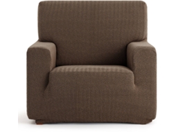 Capa de Poltrona EYSA Premium Jaz Tecido Multielástico (130 x 70 x 120 cm - Poliéster e Algodão - Marrón)