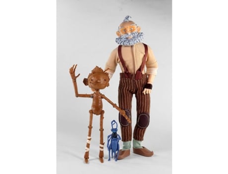 Figura De Ação Pinóquio, Gepetto E Grilo Mego