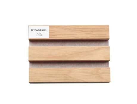 Painel Acústico Classic Oak (feltro Creme)