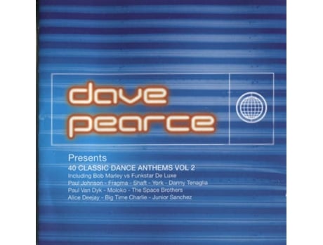 CD Dave Pearce - Presents 40 Classic Dance Anthems Vol 2