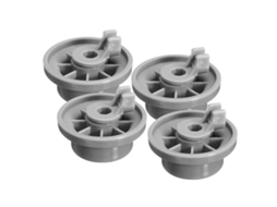 Roda para Cesto Inferior de Lava louças Compatível com Bosch, Neff e Siemens, Cinza, Código 165314 AQUAFORGE