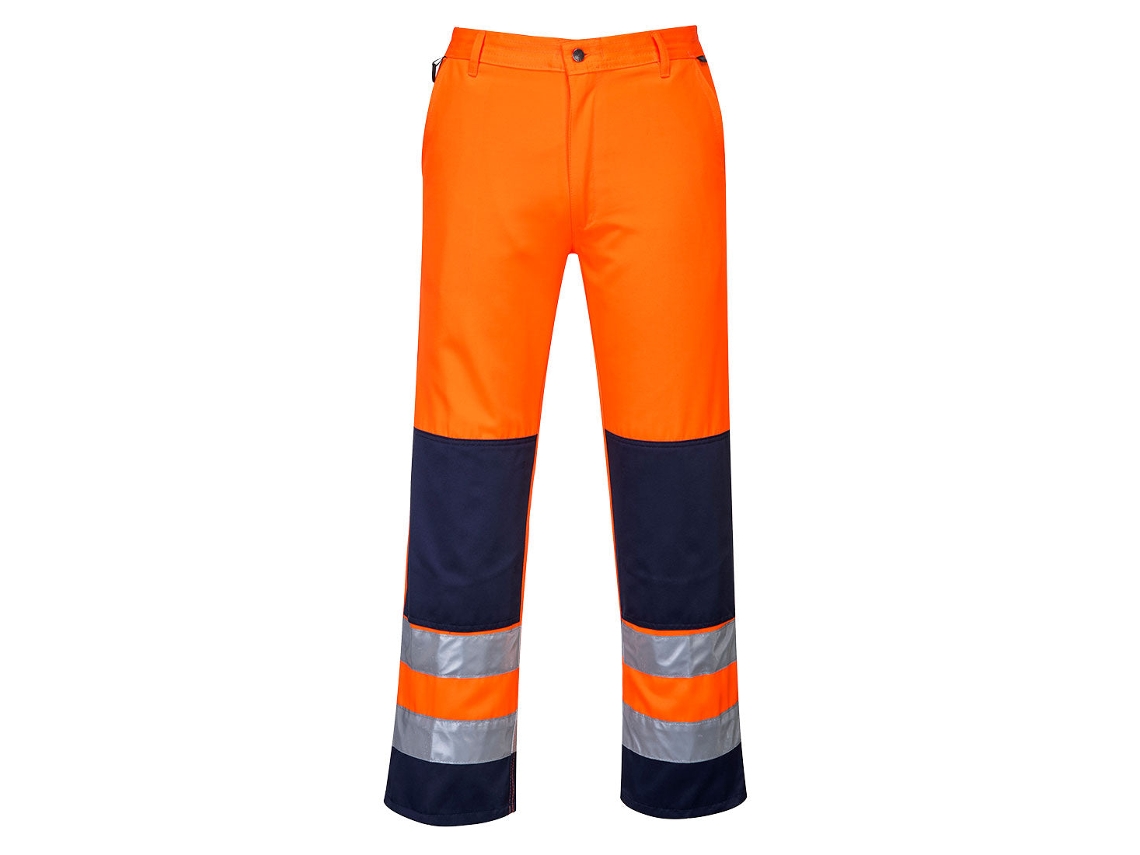 Calça Bicolor De Alta Visibilidade Seville – Segurança E Estilo Laranja-mar / S