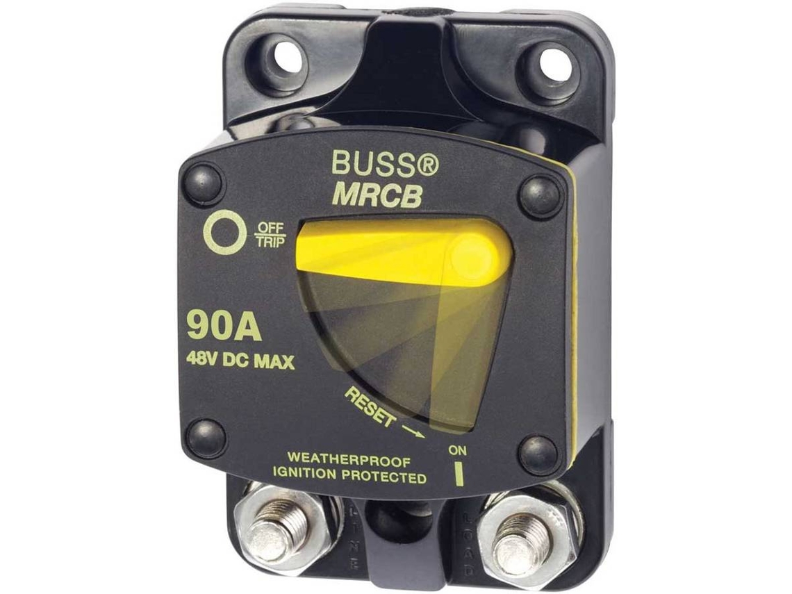 Interruptor BLUE SEA Thermal Circuit Breaker 90A Preto