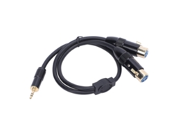Cabo Estéreo Xlr Duplo Para Conectar Caixas De Som Ativas – Cabo Trs Macho