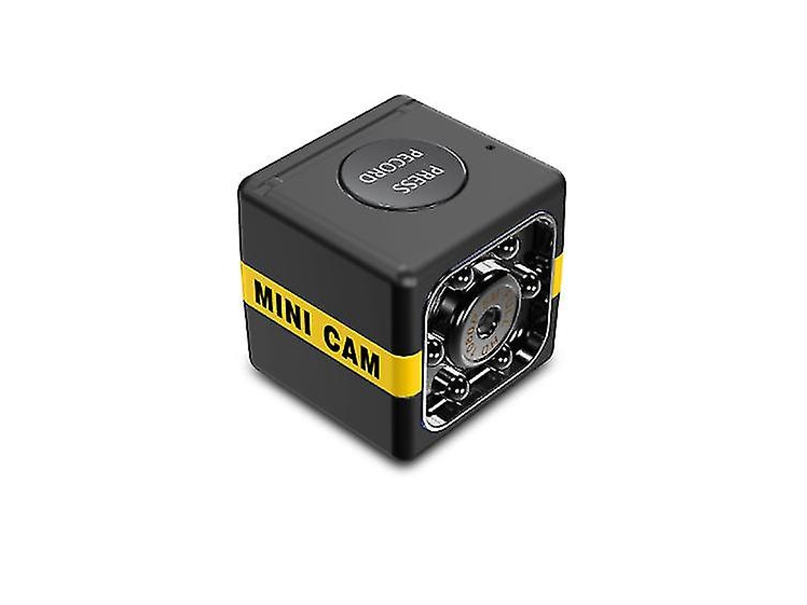 Minicâmera espiã sem fio Bestvite HD 1080P com visão noturna e detecção de movimento (preta)