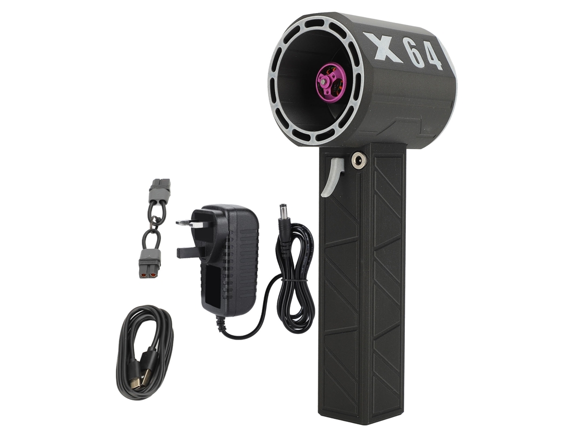 Ventilador Elétrico Turbina 64mm Ajuste Velocidade Sem Etapas