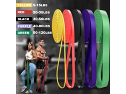 Faixas elásticas de resistência para fitness de 2,3 a 54 kg (5 a 120 libras) para boxe, treinamento de agilidade, ginástica, ioga e pilates - A-aquaforge