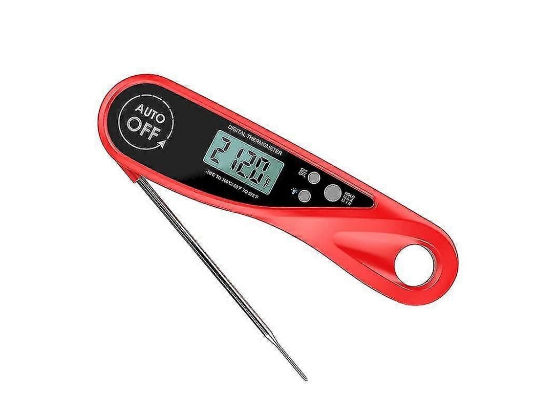Termômetro de Carne Instantâneo Ler o Termômetro de Alimentos Digitais Termômetro de Luz Traseira Lcd Tela Dobrável Longa Sonda GOKOCO