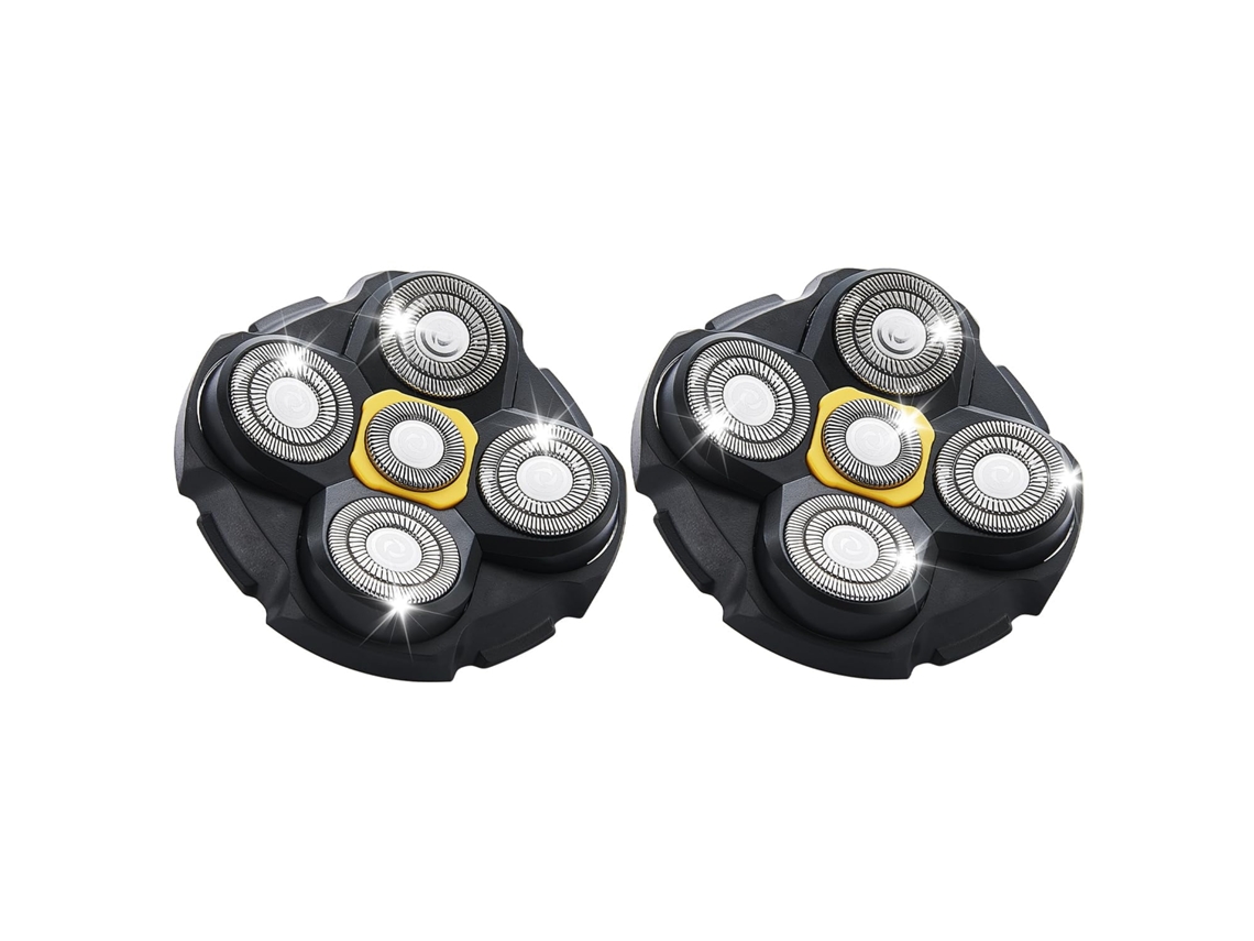 Compatível Cabeças de Reposição 2 Unidades Compatíveis com Barbeador Elétrico Cabeça de Liga de Titânio Microtouch STELASPLEN