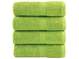 Wash Towel, Wash Towels Vidaxl Verde Algodão (30 X 30 Cm)