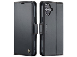 Caseme Capa Para Iphone 17 Com Compartimento Para Cartão - Preta
