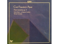 CD Carl Friedrich Abel, Sabine Bauer, La Stagione Frankfurt, Michael Schneider  - Piano Concertos Nos. 1-5 (1CDs)