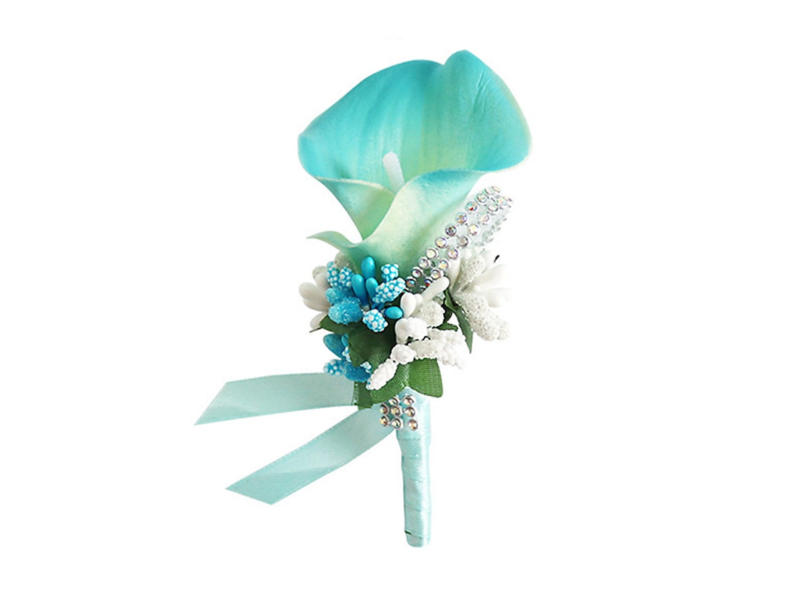 Broche De Calla Lily (convite De Casamento, Corsagem De Noivo E Noiva)