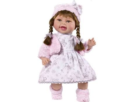 Boneca  Maria Infantil Inverno com Voz (38 cm)