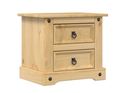 Bedside Cabinet, Bedside Cabinets Vidaxl Marrom Madeira De Pinho (n/a)