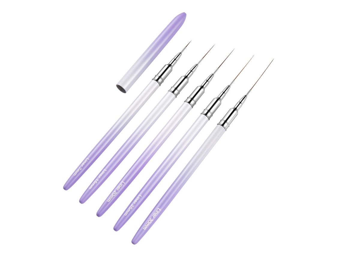 Conjunto Com 5 Canetas Para Nail Art