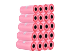 20 Sacos LAXISCREED Rosa para Lixo Bebê