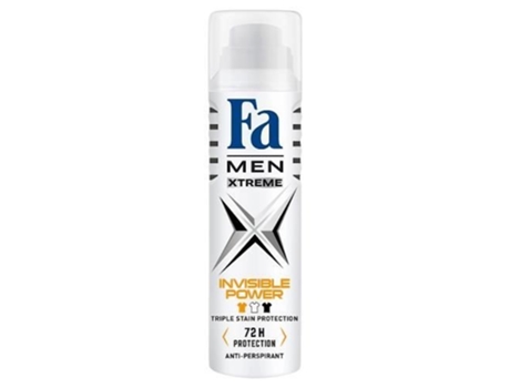 Spray antitranspirante Men Xtreme Invisible Power para homens, 150 ml
