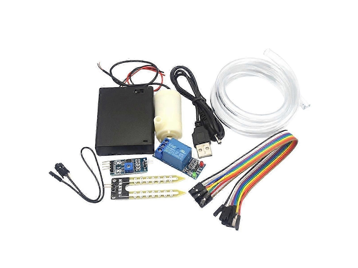 Kit De Irrigação Automática Diy Com Módulo Rega Automática, Detecção Umidade Do Solo E Bombeamento Automático Água Aquaforge