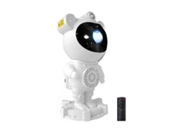 Luz Noturna Projetor Estrelas Astronauta Bluetooth Timer | S/MARCA