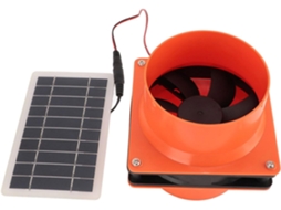 Ventilador De Exaustão Solar 130 Com Eficiência Energética