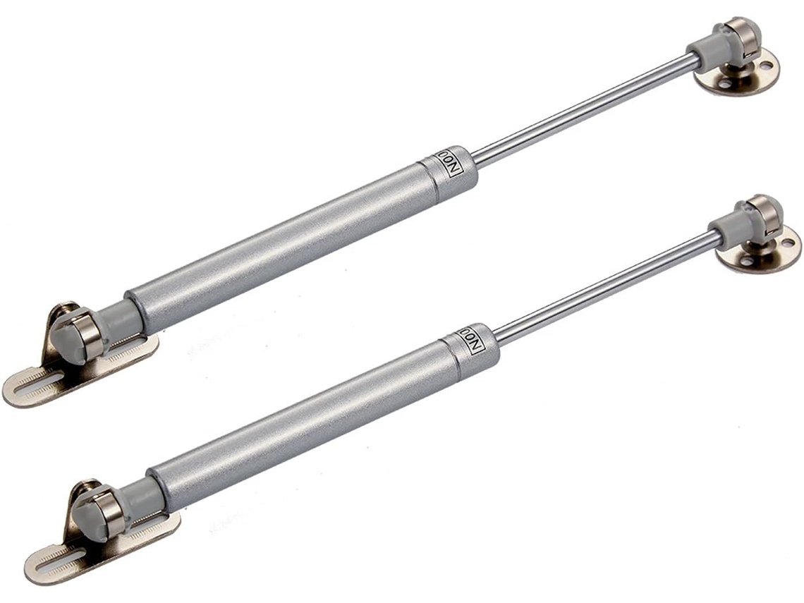 Haste De Suporte Com Mola A Gás Para Armário, Amortecedor Hidráulico A Gás Para Porta 20-150n 260mm Prata Pacote Com 2 100n