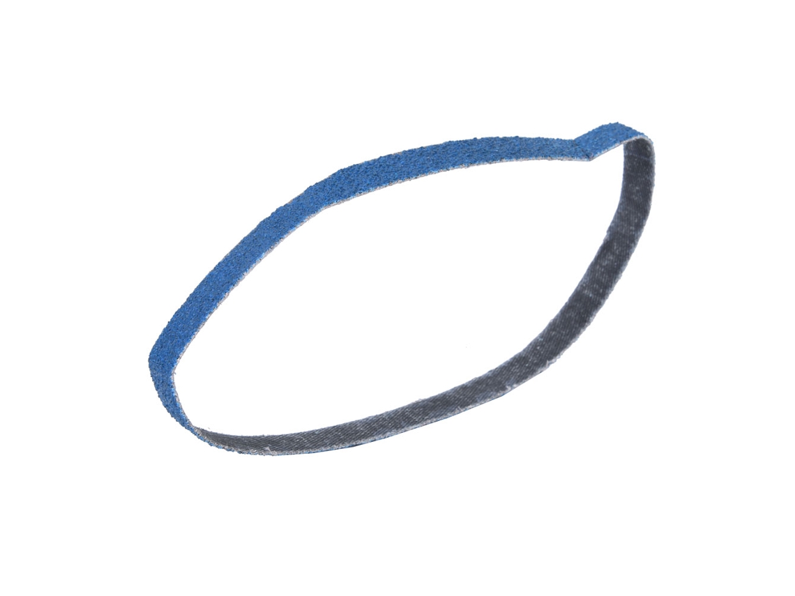 10 Peças De Cinta De Lixa De Zircônio Corindão Azul 330x10mm Para Lixadeira De Cinta (120)