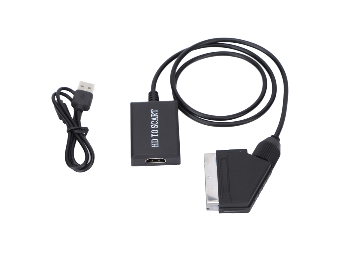 Aetheria conversor de Hd Multimedia Interface para Scart Adaptador de Vídeo Hd Plug And Play