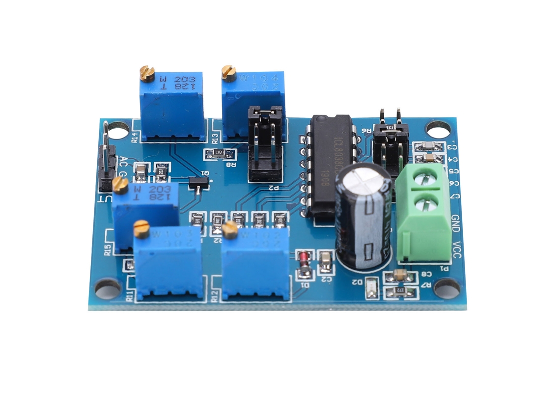 Módulo de Sinal Icl8038 Gerador de Onda Senoidal Retangular Triangular Frequência Média Baixa