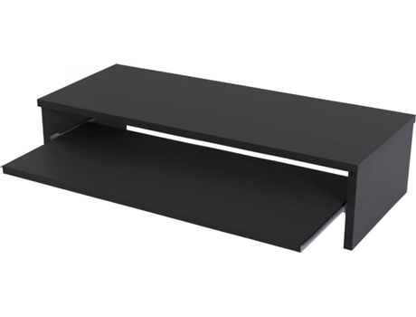 Suporte de Monitor HENOR (Grafite - Melamina - 62x26.5x18 cm)