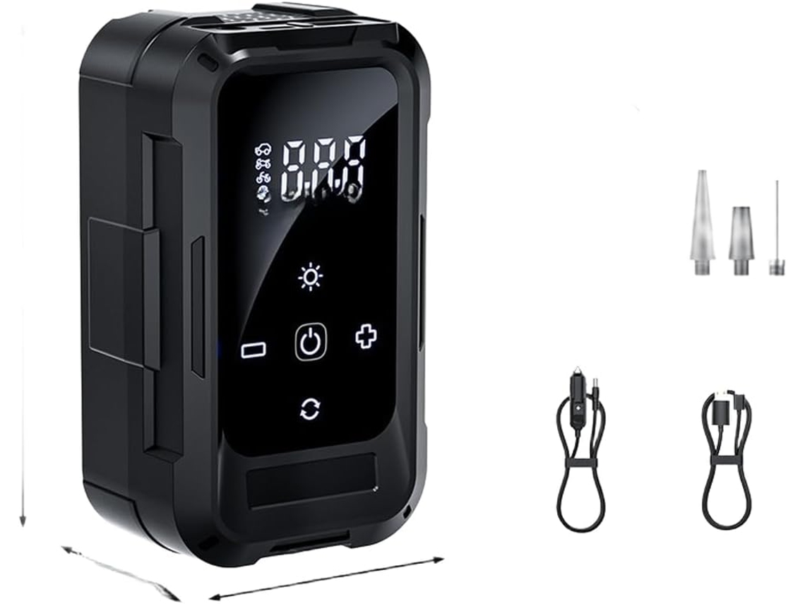 Compressor De Ar Compacto Sem Fio De 20 L/min Com Desligamento Automático.