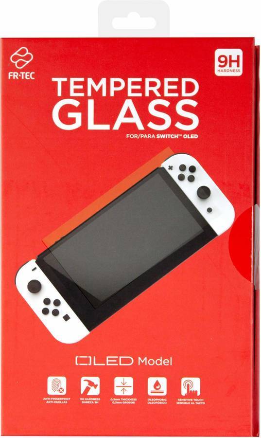 Capa Acrílica E Película De Vidro Para Nintendo Switch Oled