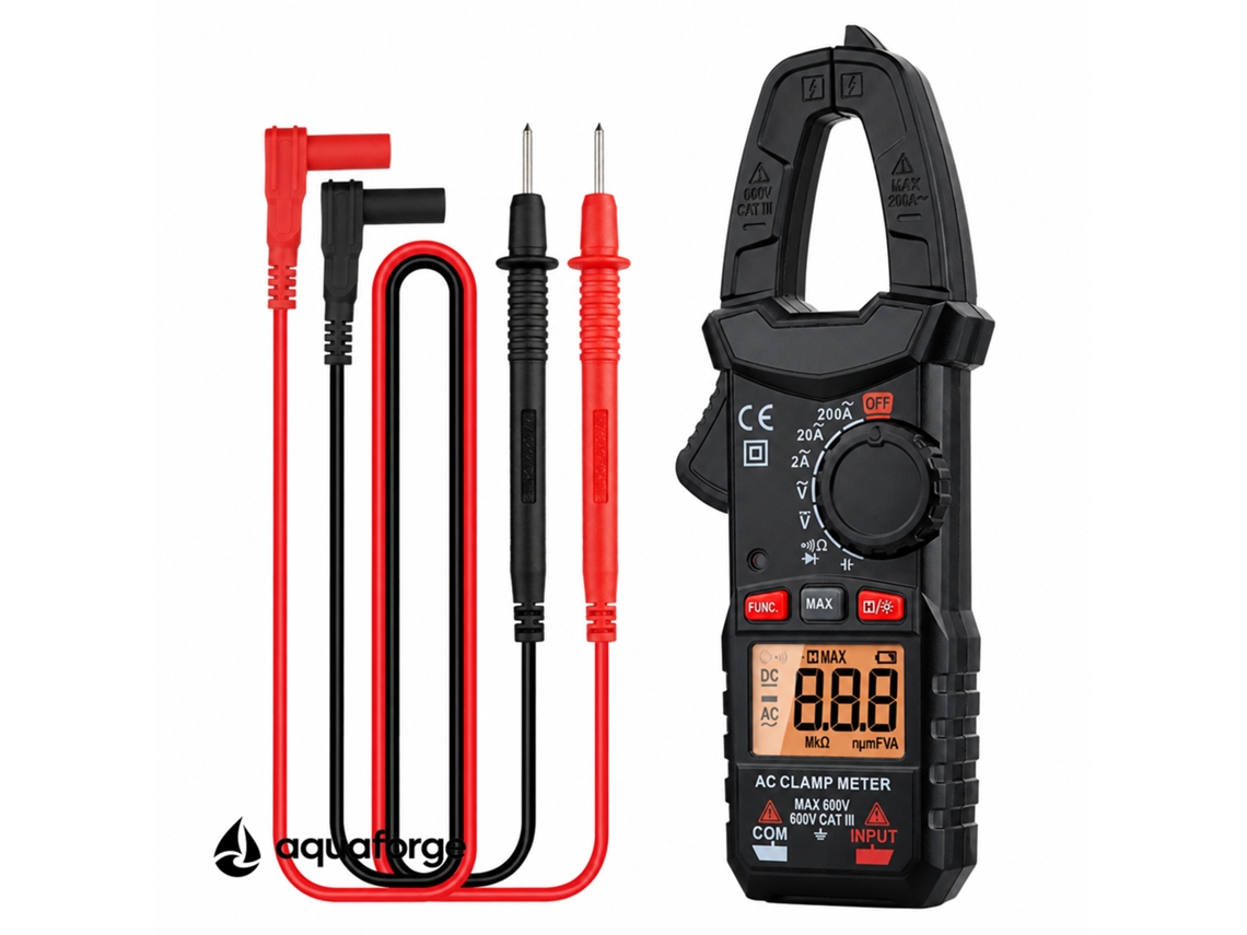 Alicate Amperimétrico Aquaforge An200b