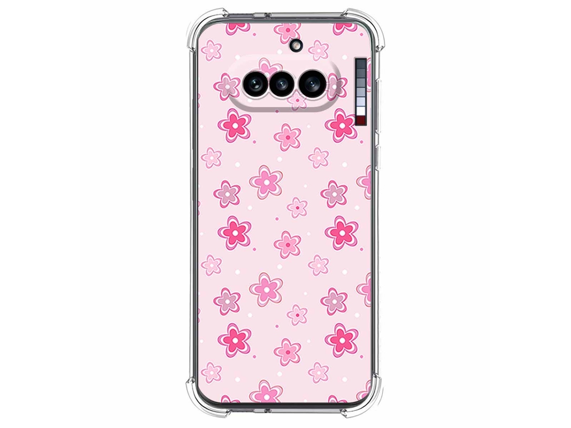 Capa Tumundosmartphone De Silicone À Prova De Choque Para Nothing Phone 4a 5g Com Estampa Floral